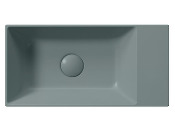 COLOR ELEMENTS 50X25 - Rectangular ceramic washbasin with towel rail by GSI ceramica - view 3